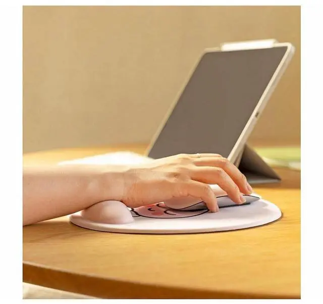 Alt view image 2 of 5 - Kakao Apeach Mouse Pad Wrist Rest Gel Type and Letter Writing Set