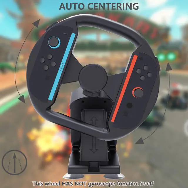 Alt view image 5 of 5 - Controller Steering Wheel for Nintendo Switch 2 (2025) Gaming Racing Wheel Stand, Table Attachment with 4 Table Suction Cup & Upgraded Bolt Base  for JoyCon 2  Enhanced Stability for Immersive Racin