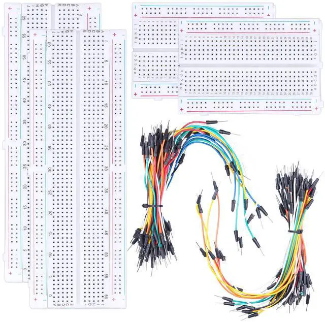 Alt view image 5 of 5 - YUEONEWIN Electronics Component and PCB Breadboard Kit, 1400Pcs Basic Electronics Component and 130 Pcs Solderless Breadboard Jumper Wires Kit for Arduino, Prototyping Circuit, DIY Electronic Project