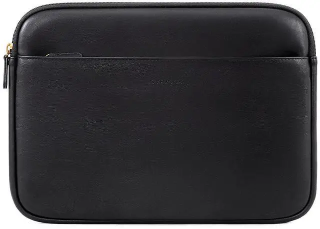 Main image of LOVEVOOK Laptop Sleeve Bag Vintage PU Leather Computer Case, Compatible with MacBook Air/Pro, 14-inch Notebook, Compatible with MacBook Pro 14 Inch, MacBook Air M2 Sleeve 14 Inch