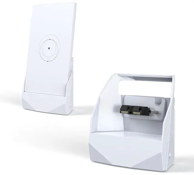 Main image of Starlink Mini Router Mount, Gigabit Docking Station for Starlink Router Mini, 1 WAN + 3 LAN Ports Ethernet Hub, Wall-Mount & Adhesive Installation, High-Speed Network Expansion for Home, RV & Office