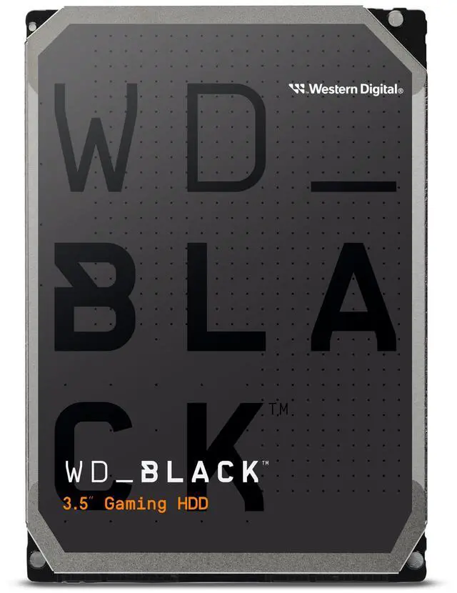 Main image of Western Digital 4TB WD Black Gaming Internal Hard Drive HDD - 7200 RPM, SATA 6 Gb/s, 256 MB Cache, 3.5" - WD4006FZBX