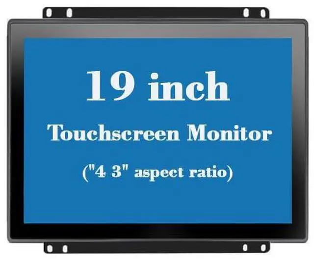 Main image of RIUIIN 19 Inch Open Frame Capacitive Touchscreen Monitor, 1280x1024 Resolution 5:4 Aspect Ratio Waterproof,VESA+Panel Mount, for Kiosk, Automation, POSVendingHMI and Digital Signage 7x24h Work