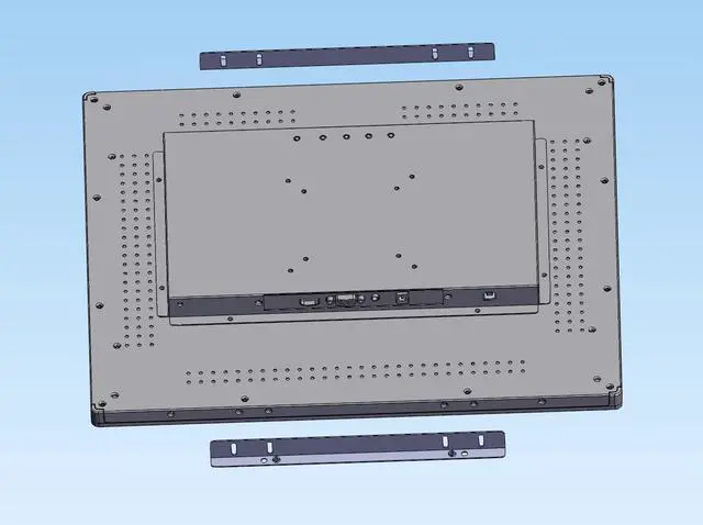 Alt view image 2 of 5 - RIUIIN 19 Inch Open Frame Capacitive Touchscreen Monitor, 1280x1024 Resolution 5:4 Aspect Ratio Waterproof,VESA+Panel Mount, for Kiosk, Automation, POSVendingHMI and Digital Signage 7x24h Work