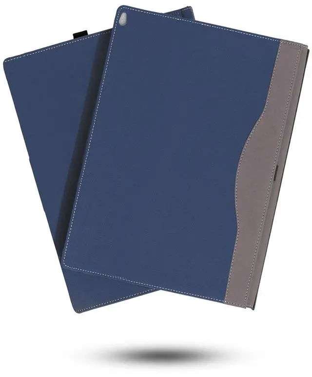 Alt view image 3 of 5 - Shellman Case for Microsoft Surface Book 3/2 15" Cover Case, PU Leather with Kickstand Detachable Protective Folio Cover for 15 Inch Microsoft Surface Book,ZJ-15-Blue