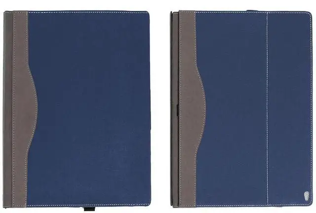 Alt view image 4 of 5 - Shellman Case for Microsoft Surface Book 3/2 15" Cover Case, PU Leather with Kickstand Detachable Protective Folio Cover for 15 Inch Microsoft Surface Book,ZJ-15-Blue