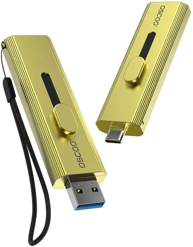 Main image of OSCOO 2TB External SSD, Up to 1000MB/s,Portable SSD Hard Drive, USB 3.2 Gen 2 Dual USB-C & USB-A Ports,Push-Pull Design,USB Drive for iPhone 15/16/17, Android, Mac, Laptop, Game Consoles