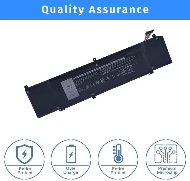 Alt view image 4 of 5 - NBULBL XRGXX Laptop Battery Replacement for Dell G7 7590 7790 G5 5590-D2783W D2743B D2865B D2863W D2842W D2843W Alienware M15 M17 R1 Series Notebook 0JJPFK 08622M 06YV0V [11.4V 90Wh]