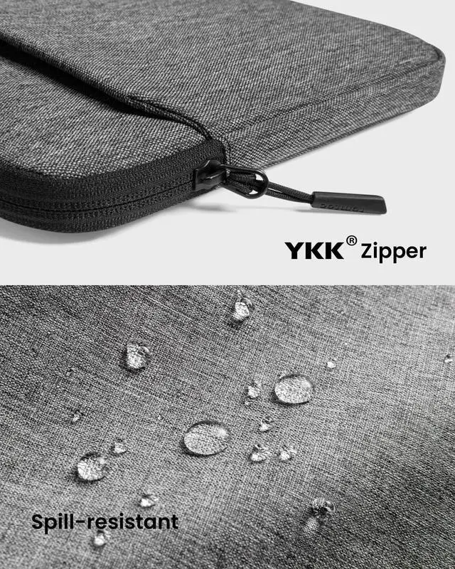 Alt view image 4 of 5 - tomtoc 13 Inch iPad Case Tablet Sleeve for 2025 13 Inch iPad Pro M5/M4, iPad Air M3&M2, 12.9-in iPad Pro M2&M1 with Magic Keyboard and Smart Keyboard Folio, Additional Accessories Pocket