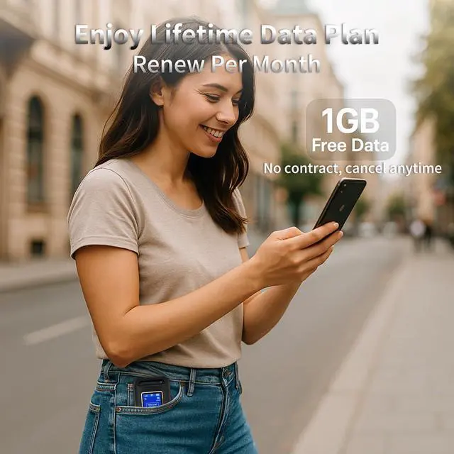 Alt view image 3 of 5 - SIGNALHIVE 4G LTE Mobile Hotspot(1GB of Monthly Data),Security,No SIM Card, 8hrs Battery Life,Up to 10 Devices,Portable WiFi Hotspot for Travel