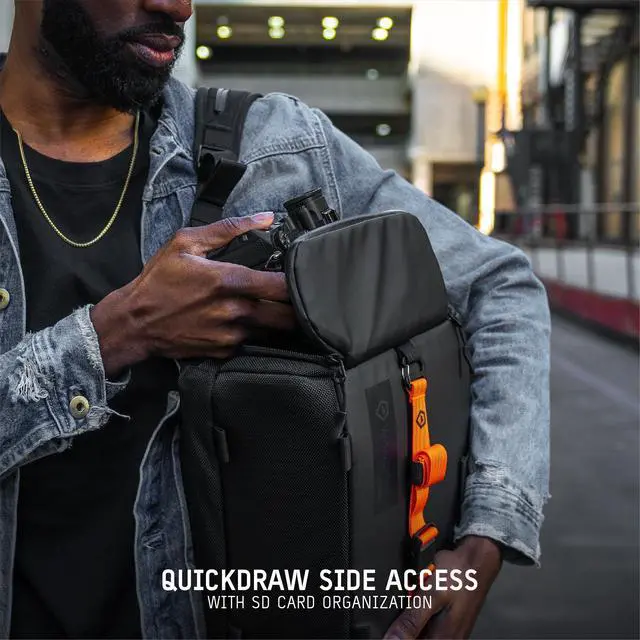 Alt view image 2 of 5 - WANDRD PRVKE Lite: Weather-Resistant Travel & Camera Backpack with Laptop Sleeve, Quick Side Access, Clamshell Opening  Ideal Photography & Travel Bag