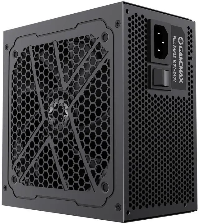 Alt view image 3 of 5 - GAMEMAX GX-750 80 Plus Gold Power Supply, LLC and DC-DC Circuit, FDB Fan, Fully Modular, Black