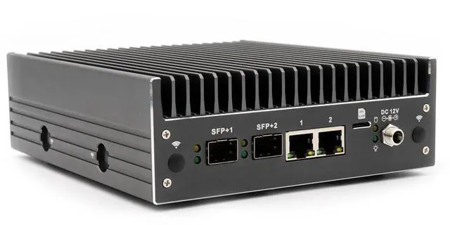 Alt view image 3 of 5 - Protectli Vault Pro VP2440-4 Port, Micro Appliance/Mini PC - Intel N150, 2X 10G SFP+ NICs, 2X 2.5G NICs, DDR5 RAM, 32GB eMMC on-Board, M.2 SATA SSD Storage, AES-NI, 32GB RAM, 1TB SSD