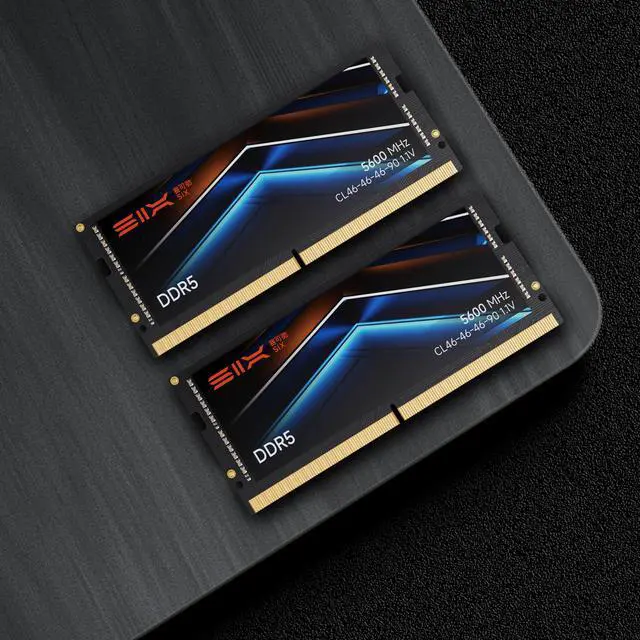 Alt view image 5 of 5 - SIX DDR5 RAM 1x16GB 5600MHz SODIMM Laptop Memory - 1.1V Low Voltage, On-Die ECC, 288-Pin Memory Module