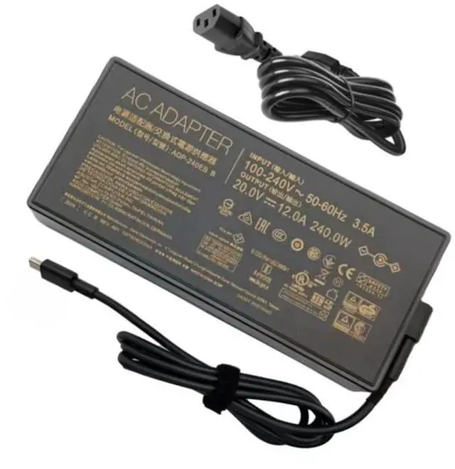 Main image of HSXIRQA 240W Charger Compatible with Asus TUF Gaming A18 A16 A14 ROG Zephyrus G14 G16 2025 2024 Series FA808 FA401 FA608 GU605 GA605 GA403 ProArt P16 PX13 ROG Flow Z13 GZ302EA Laptop