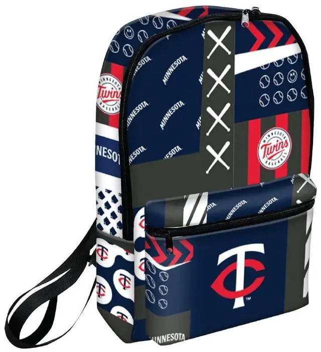 Main image of Minnesota Twins b2S Bag TM1883 basketball travel backpack, hiking, gym Backpack durable bag designed for men and women. Ideal for Adults, extra-large & waterproof use for various activities