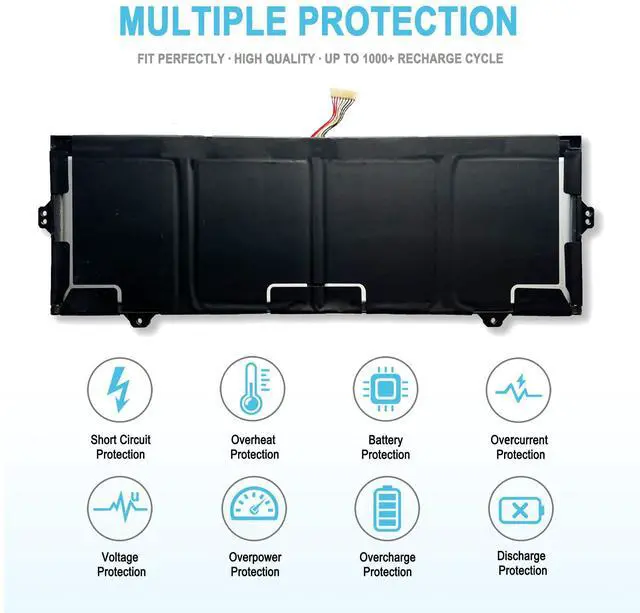 Alt view image 4 of 5 - TAICROWNE 68Wh AA-PBMN4VN Replacement Laptop Battery for Samsung Galaxy Book Pro 360 15 15.6 15.6" Galaxy Book Pro 15 NP950XDB 15 NP950QDB Series BA4300398 BA4300398A 4ICP5/71/80 4405mAh 15.44V