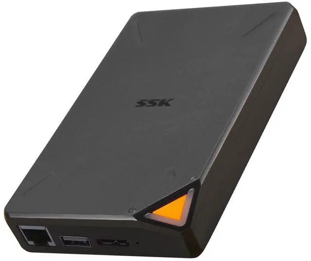 Main image of SSK 1TB Personal Cloud External Wireless Hard Drive Portable NAS Storage with WiFi Hotspot for Travel, Support Auto Backup Connect SD Card Reader Share Data for iPhone iPad Tablet Laptop