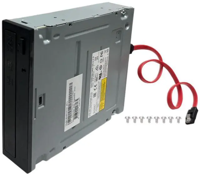 Alt view image 3 of 5 - BestDuplicator Lite-On 24X SATA Internal DVD+/-RW Drive Optical Drive IHAS124-14 with 1x Sata Power Cable, 8X Screws for Desktop Computers, Sever and More