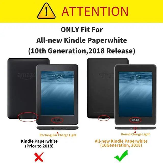 Alt view image 2 of 5 - Case for 6" Kindle Paperwhite (10th Generation,2018 Release) Slim PU Leather Lightweight Adjustable Stand Smart Cover with Auto Wake/Sleep for Kindle Paperwhite 4 (10th Gen),Pink Paris Eiffel Tower