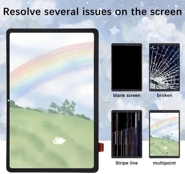 Alt view image 3 of 5 - Display Screen for Samsung Tab S8 X700 X706 LCD Screen Replacement Assembly with Kit