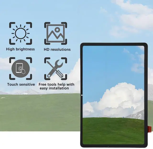 Alt view image 4 of 5 - Display Screen for Samsung Tab S8 X700 X706 LCD Screen Replacement Assembly with Kit