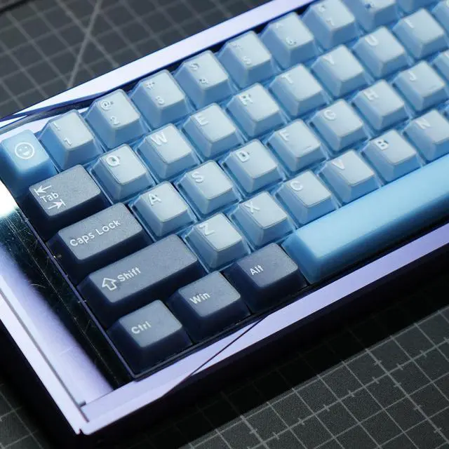 Main image of Keyboard Jelly Keycaps Set 164Keys Cherry Profile Blue Keycaps 60% 65% 75% 100% Costom Keyboard Key caps for Cherry Gateron MX Switches Mechanical Keyboards