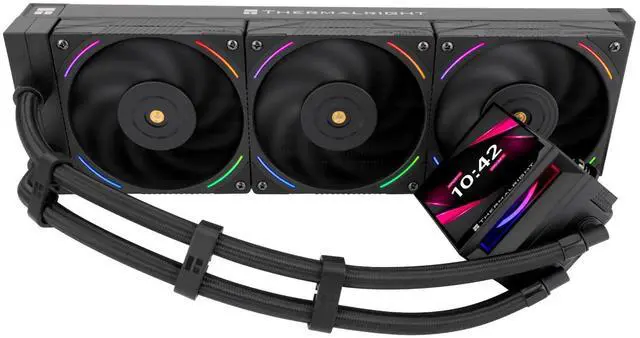Main image of Thermalright Hyper Vision 360 ARGB Black AIO CPU Liquid Cooler,IPS LCD Screen with 480x480 Resolution,for AM5/Intel LGA1851/1700,3.95in Magnet-Absorbent LCD Screen for Images,Black CPU Water Cooling