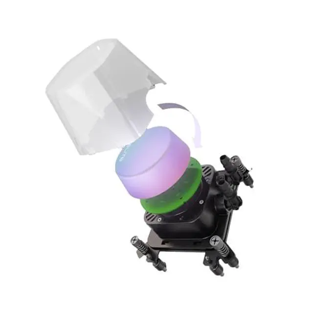 Alt view image 4 of 4 - Design by Cooler Master 360 Elite Liquid White AIO CPU Liquid Cooler, R9|Ultra 7, Ceramic Bearing Pump, Translucent aRGB Cover, 360 Radiator, PWM Fans, AMD Ryzen AM5|4, Intel LGA 1851|1700 Platform