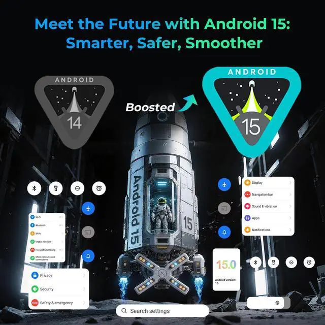 Alt view image 5 of 5 - HOTWAV R9 Ultra 5G 2025 Rugged Tablet Android 15, 11" FHD+ 120Hz 20080mAh Waterproof Tablet with Pen, Octa-Core 24GB+512GB/2TB TF, 64MP+16MP+20MP, Gemini AI/IP68&IP69K/5G LTE&WiFi/Face ID/OTG/GPS