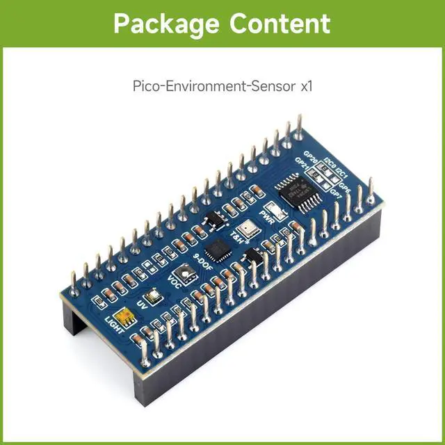 Alt view image 3 of 5 - Waveshare Environment Sensors Module for Raspberry Pi Pico 2C Bus