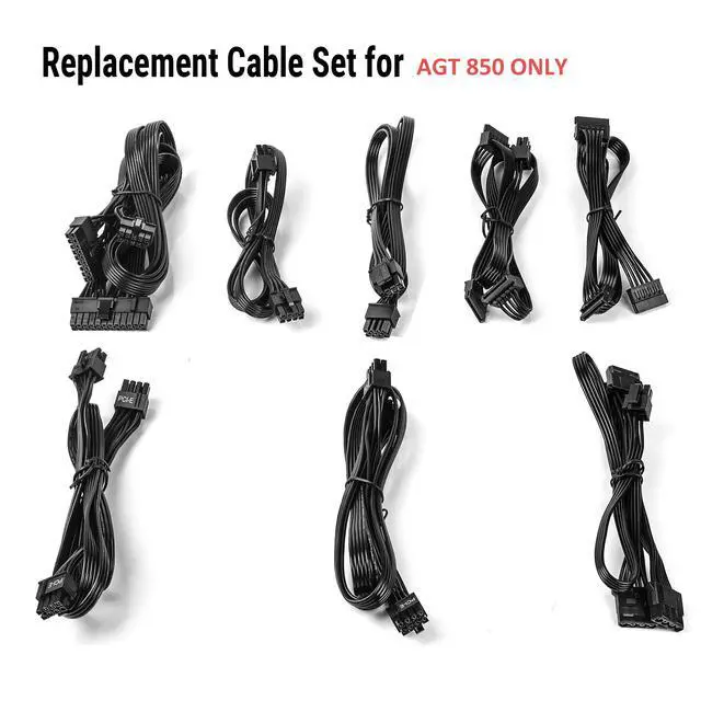 Alt view image 2 of 3 - ARESGAME Power Supply Cable Set (Cable Set for AGT850)