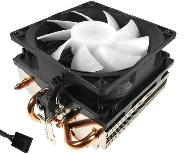 Alt view image 3 of 5 - TRONWIRE TW-15 RGB LED CPU Cooler Copper Core Base Aluminum Heatsink 4-Pin PWM 92mm Fan Pre-Applied Thermal Paste for AMD Socket AM5 AM4 FM2 FM1 AM3 AM2 1207 940 939 754 Desktop PC Computer