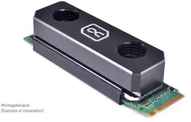 Alt view image 3 of 5 - Alphacool HDX Apex Acetal M.2 2280 SSD Cooler