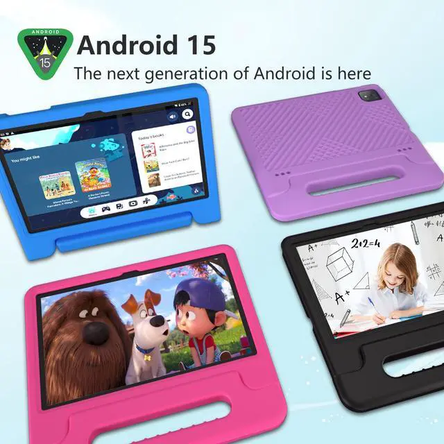 Alt view image 2 of 5 - ITDULCET Kids Tablet, 11 inch Android 15 Tablet for Kids, 20GB RAM 128GB ROM Octa-Core 8000mAh Battery Childs Tablets with Shockproof Case, Bluetooth, WiFi, Parental Control, Dual Camera, GPS