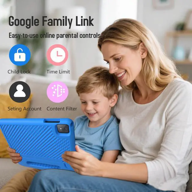 Alt view image 5 of 5 - ITDULCET Kids Tablet, 11 inch Android 15 Tablet for Kids, 20GB RAM 128GB ROM Octa-Core 8000mAh Battery Childs Tablets with Shockproof Case, Bluetooth, WiFi, Parental Control, Dual Camera, GPS