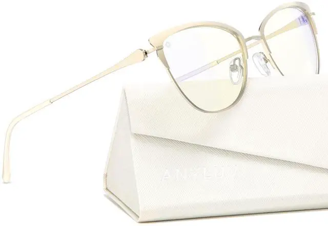 Main image of ANYLUV Blue Light Glasses for Women,Fashionable Cat Eye Design Glasses Silicone Nose Pad Lightweight Computer Screen Glasses