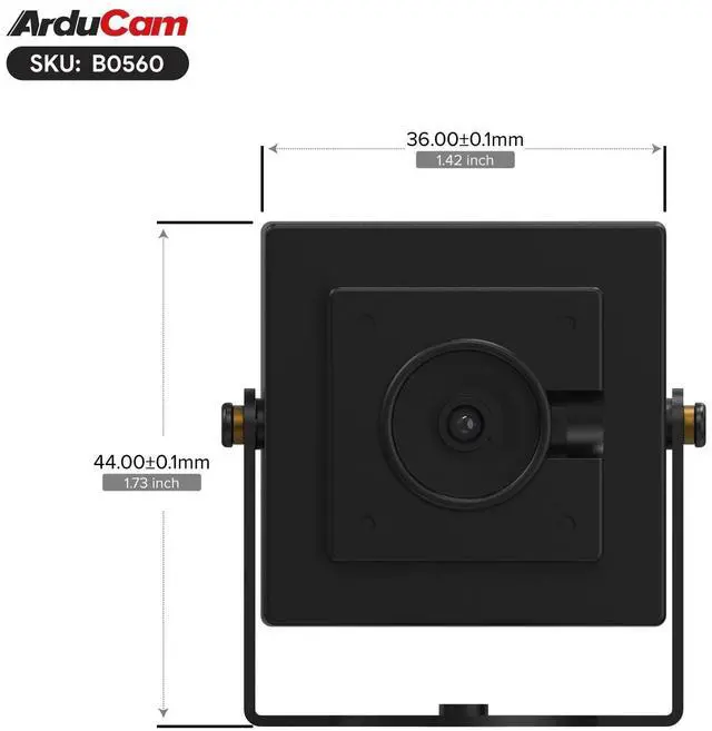Alt view image 5 of 5 - Arducam 4K USB Camera Module, AutoFocus HDR Lightburn Camera for Windows, Linux