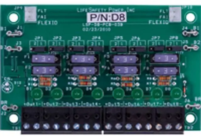 Main image of Lifesafety Power 8 AUX OUTPUTS FUSED AT 3A EA - J7-D8