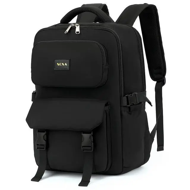 Main image of XQXA Travel Backpack For Women Men Flight Approved, Carry on Backpack Bag Luggage, Personal Item Backpack Bag, Laptop Backpack Casual Daypack for travel, work, daily life, business trips (Black)