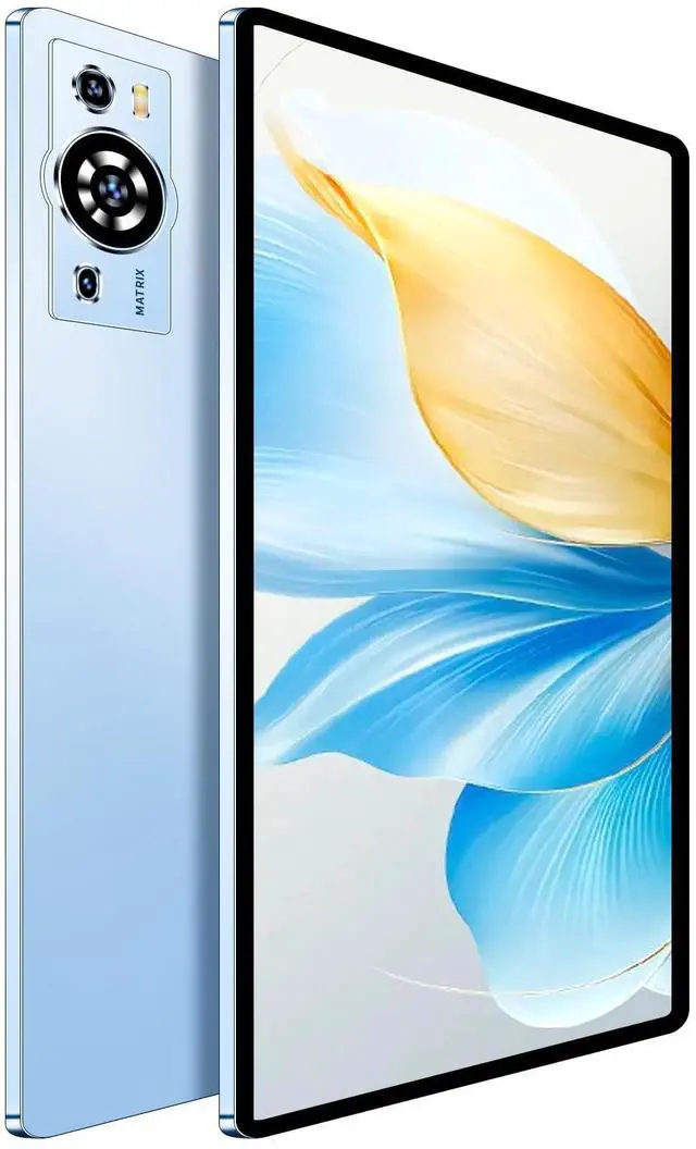 Main image of UXD A5 Android Tablet 10 Inch, Android 15, Octa-Core CPU, 12GB RAM 256GB ROM, 1280x800 IPS Display, 5MP+15MP Camera, WiFi 6, 4G LTE, 6000mAh Battery, Includes Keyboard, Mouse & Case  Blue