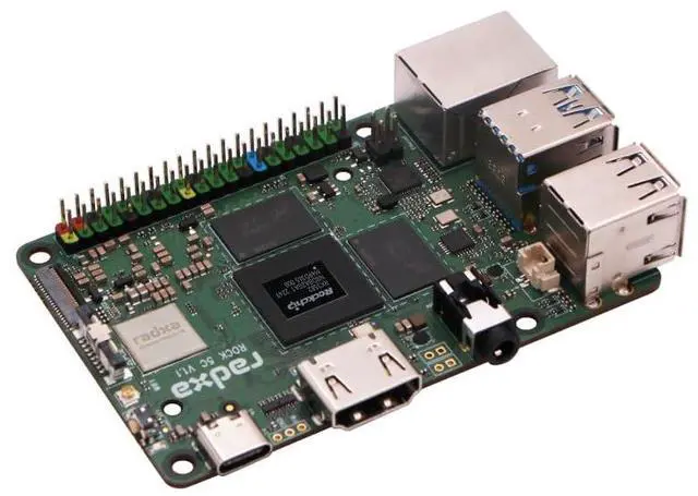 Alt view image 4 of 5 - Radxa Rock 5C(Lite) RK3588S2, 8-core CPU SBC, HDMI with 8K Output, PCIe 2.1 1-Lane, Gigabit Ethernet, Single Board Computer Rock 5C 32GB