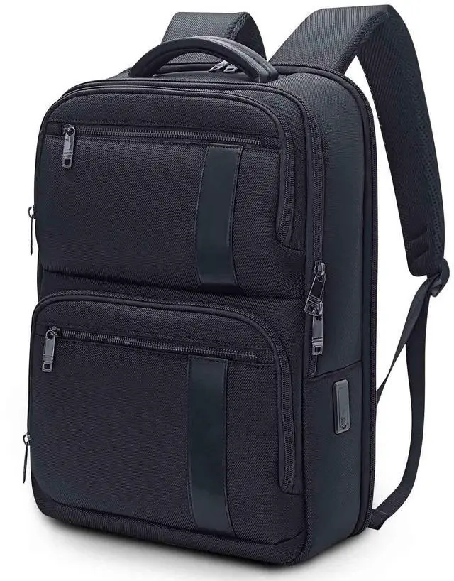 Main image of KINGSLONG Backpack Bookbag Daypack Business: Carry Back Pack Bag fit For 15.6 inch Laptop Computer for School College Travel Work Men Women Water Resistant Lightweight Black1