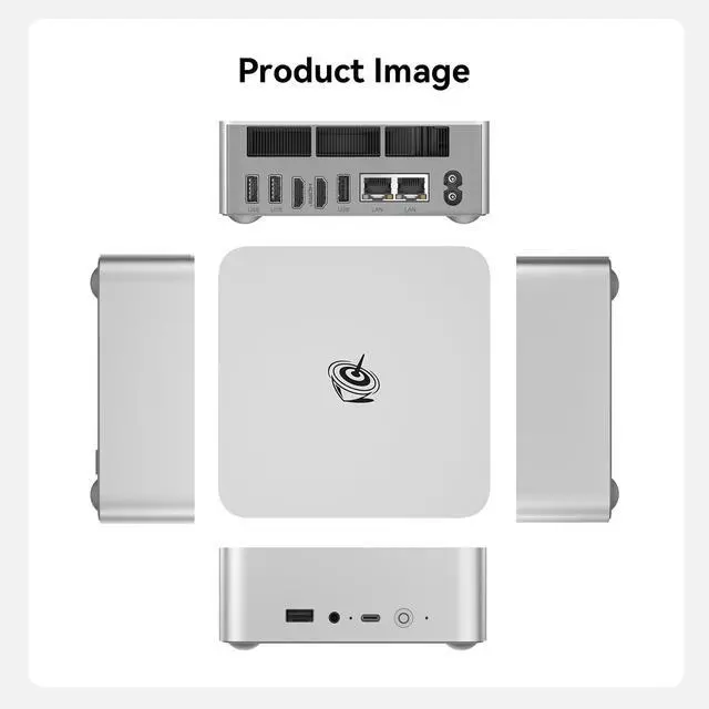 Alt view image 2 of 5 - Beelink EQI Mini PC W11 Pro, i5-13500H(12C/16T up to 4.7 GHz), 32GB DDR4 500GB NVME SSD with Intel UHD Graphics Built in PSU WiFi 6/BT5.2/Dual Display Mini PC Computer
