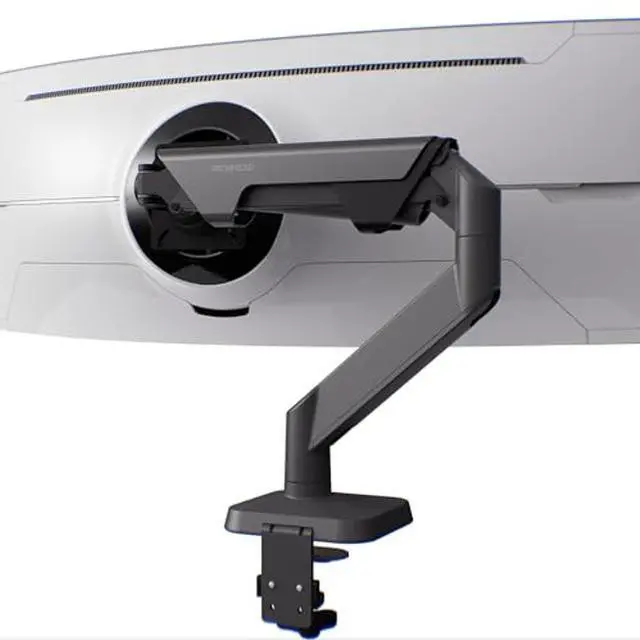 Main image of Modernsolid Heavy Duty Monitor Arm Desk Mount for 34-49 Inch Ultrawide Curved Monitors, Supports 14-38 lbs, Gas Spring Ergonomic Full Motion with Cable Management, Red Dot Design Awarded, Black