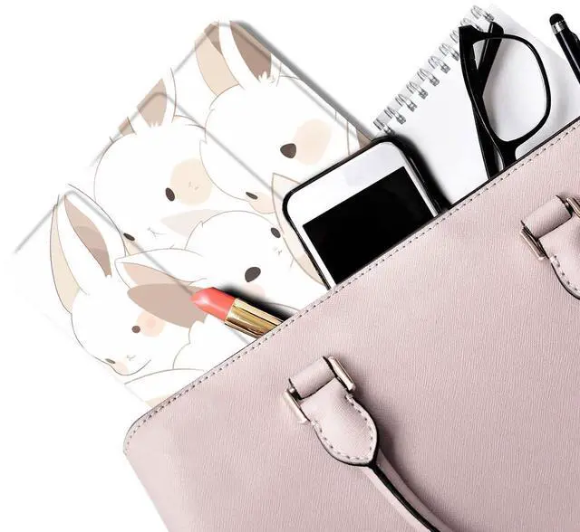 Alt view image 5 of 5 - MAYCARI Cartoon Cute Animals Case for iPad 10.9 inch 2022 with Pencil Holder, Original Pattern iPad 10th Generation Soft TPU Back Protective Cover Shell, Auto Sleep/Wake Slim Shell - Cute Bunny Rabbit