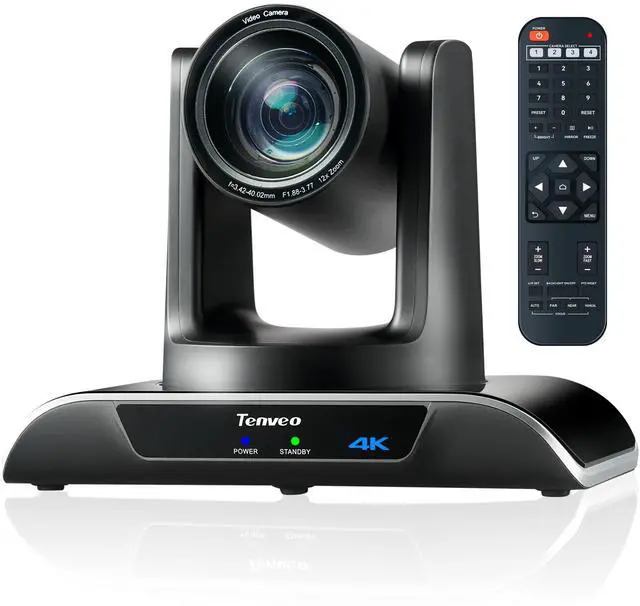 Main image of Tenveo UHD 4K PTZ Conference Room Camera 12X Optical Zoom USB3.0/HDMI Wide View Angle, 4K PTZ Camera for Video Conference Church Services Worship Events, Zoom/OBS/YouTube Live Streaming