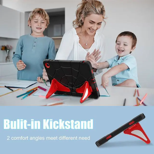 Alt view image 3 of 5 - Kids Case for Samsung Tab A9 Plus 11 inch 2023,Duty Protective Cartoon Tablet Case with Screen Protector Shoulder Strap Kickstand for Samsung A9+ SM-X216B