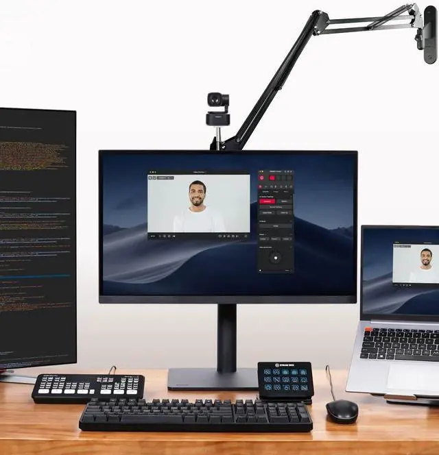 Alt view image 2 of 5 - AceTaken Tiny-2-Lite Webcam Wall-Mount Holder Stand Compatible with OBSBOT Tiny 2 Lite/Tiny 2 / Meet 2 / Meet SE/Meet/Tail 2 / Tail Air Webams