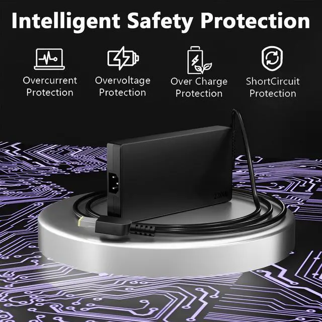 Alt view image 3 of 5 - Ruilezyo 230W Laptop Charger Compatible with Lenovo Legion 5 Slim 5 7 5P C7 S7 Y520 Y720 Y7000 Y920 Y740 Y730 Y540 Y545 C7 S7 ThinkPad P1 P73-P70 P53-P51 15ARH05 ThinkBook 16p AC Adapter